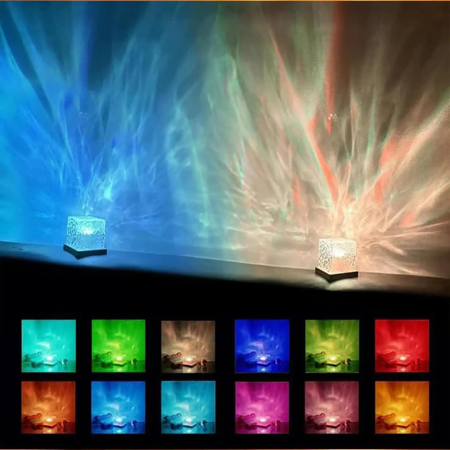 LUNAVEX AURA DROP — lampka ambient LED 16 kolorów z pilotem